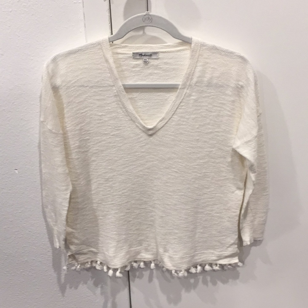 Madewell tassel Sweater